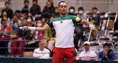 Atp Rio: 'Terza partita e terza vittoria in rimonta per Fabio Fognini che supera Bedene  6-7(3), 6-3, 6-1'